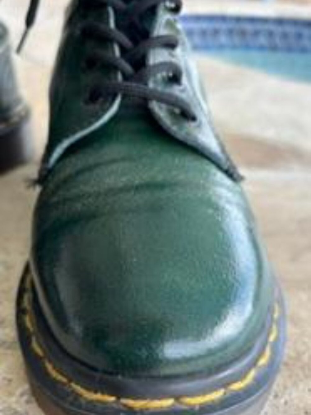 Dr. Marten Original green 8 eyelet 1460 Air Wair w/bouncing soles boot - Picture 7 of 16